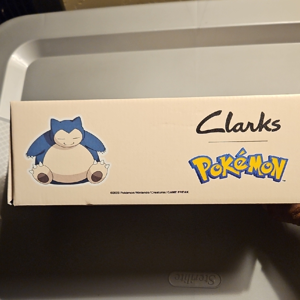 Clarks Pokémon Snorlax Cardboard Shoe Display Box